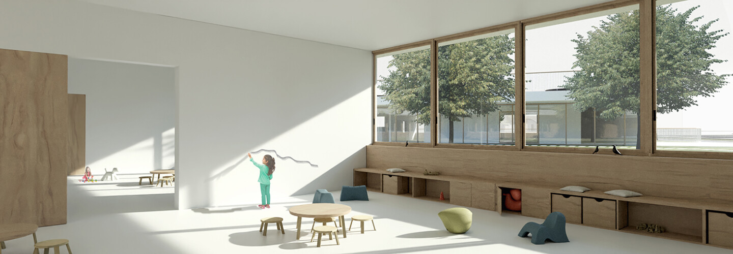 preschool Brezovica • bright and clean multifunctional spaces