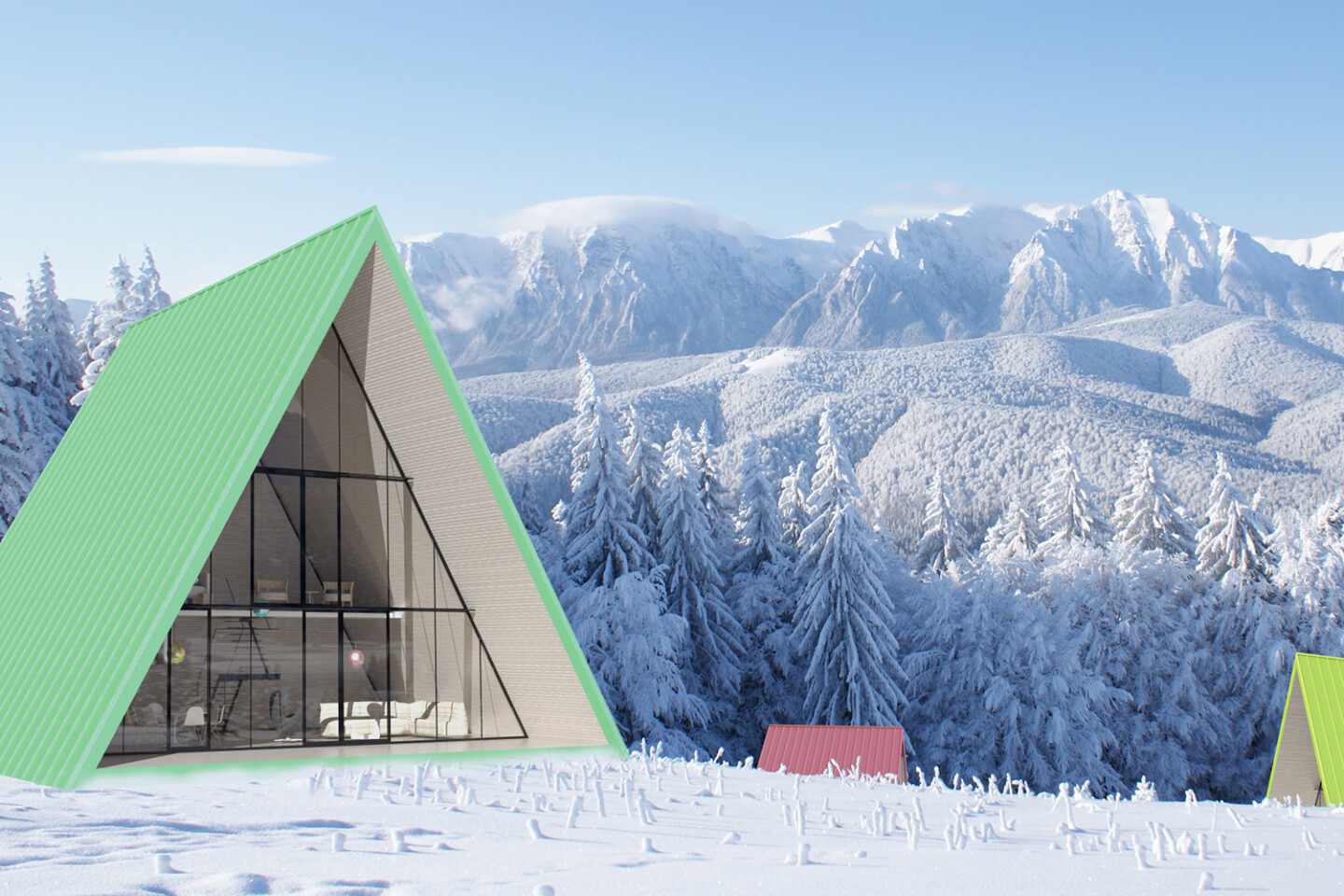 glamping houses • perfect for ski resorts