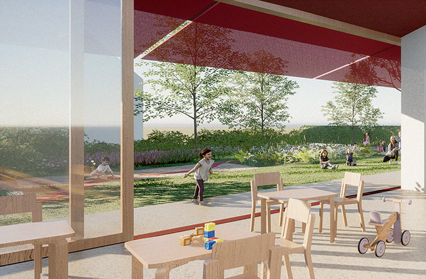 Preschool Sesvetska Sela • inside and outside