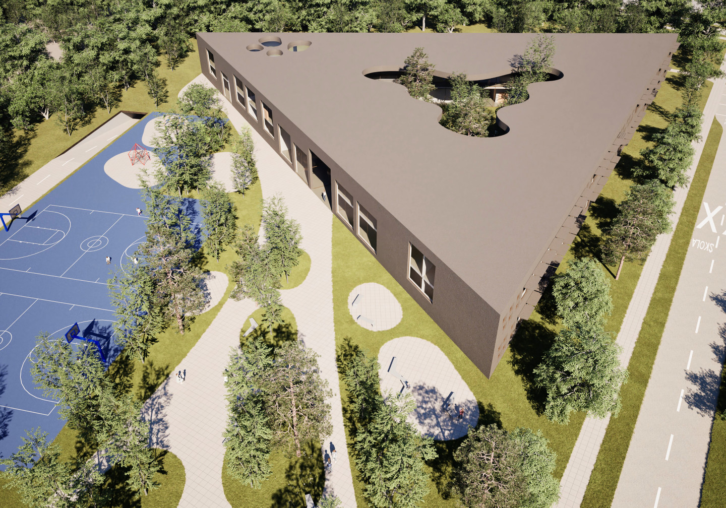 OŠ Dubrava • bočna strana